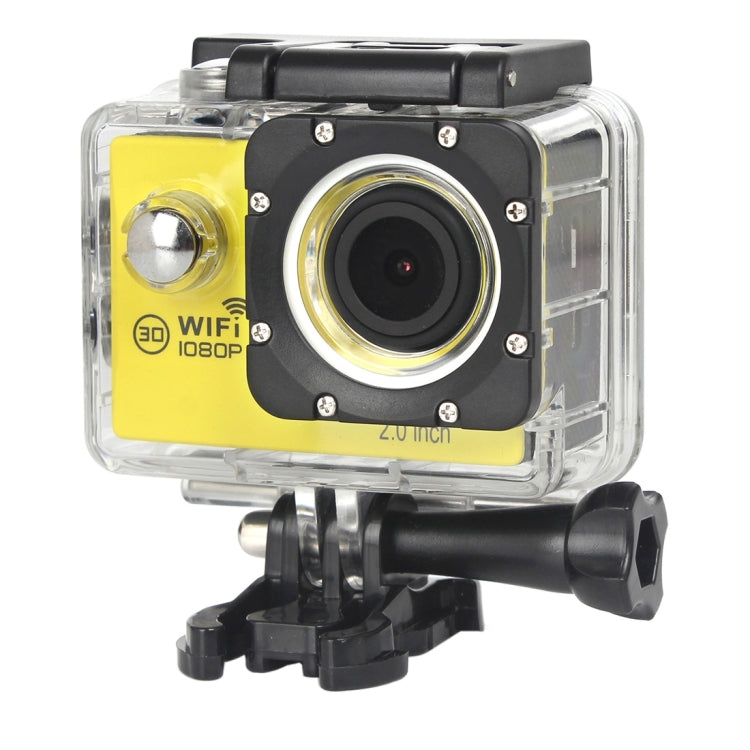 H16 1080P Portable WiFi Waterproof Sport Camera, 2.0 inch Screen,  Generalplus 4248, 170 A+ Degrees Wide Angle Lens, Support TF Card