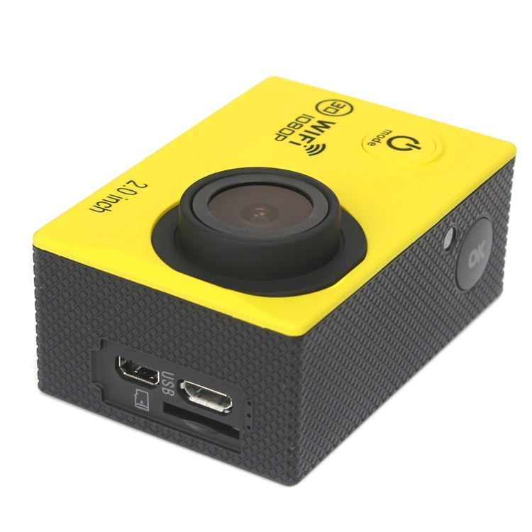 H16 1080P Portable WiFi Waterproof Sport Camera, 2.0 inch Screen,  Generalplus 4248, 170 A+ Degrees Wide Angle Lens, Support TF Card