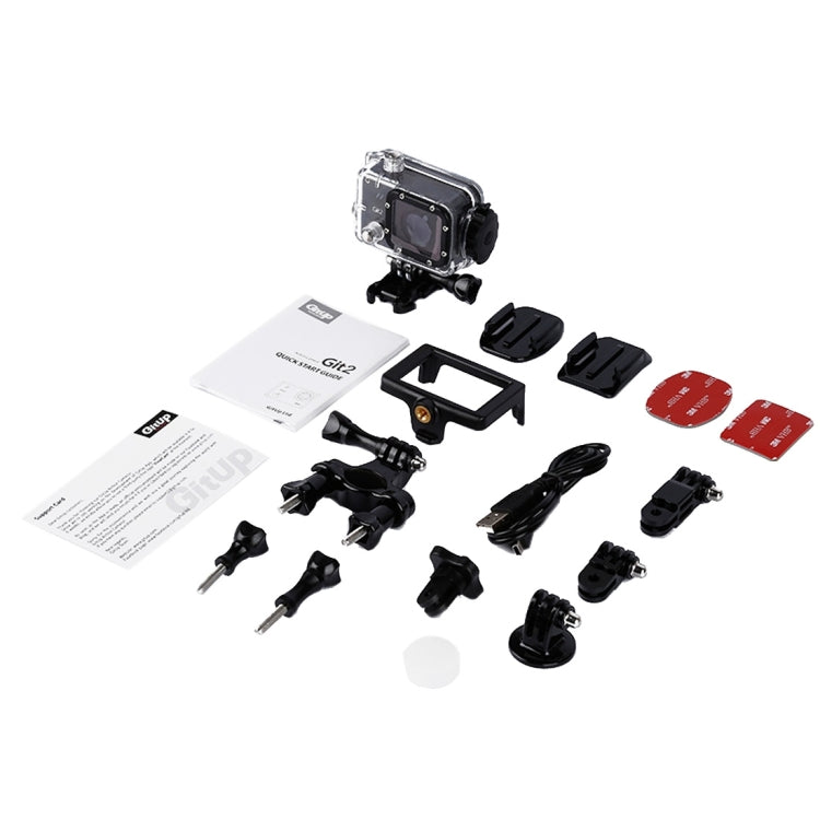 GitUp Git2 Professional Edition 2K 1440P Waterproof 30m WiFi Action Camera DV(Black)