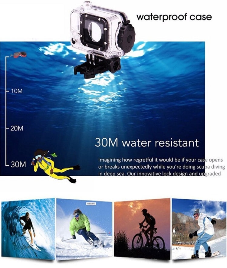 GitUp Git2 Professional Edition 2K 1440P Waterproof 30m WiFi Action Camera DV(Black)