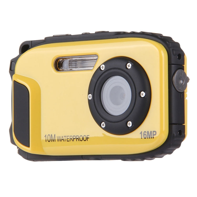 DC-188 2.7 inch LCD 5.0MP FF DSC 8X Digital Zoom Camera Freezproof 1m Shockproof 10m Waterproof WiFi Action DV(Yellow)