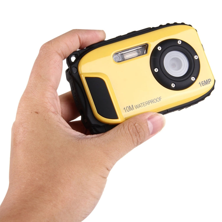 DC-188 2.7 inch LCD 5.0MP FF DSC 8X Digital Zoom Camera Freezproof 1m Shockproof 10m Waterproof WiFi Action DV(Yellow)