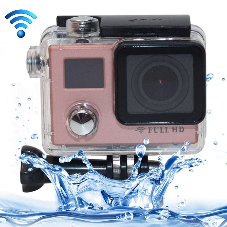 F88BR 4K Portable WiFi Waterproof StarVision Sport Camera with Remote Control, 0.66 inch LED & 2.0 inch LCD, 170 Degrees Wide Angle Lens, Support TF Card / HDMI