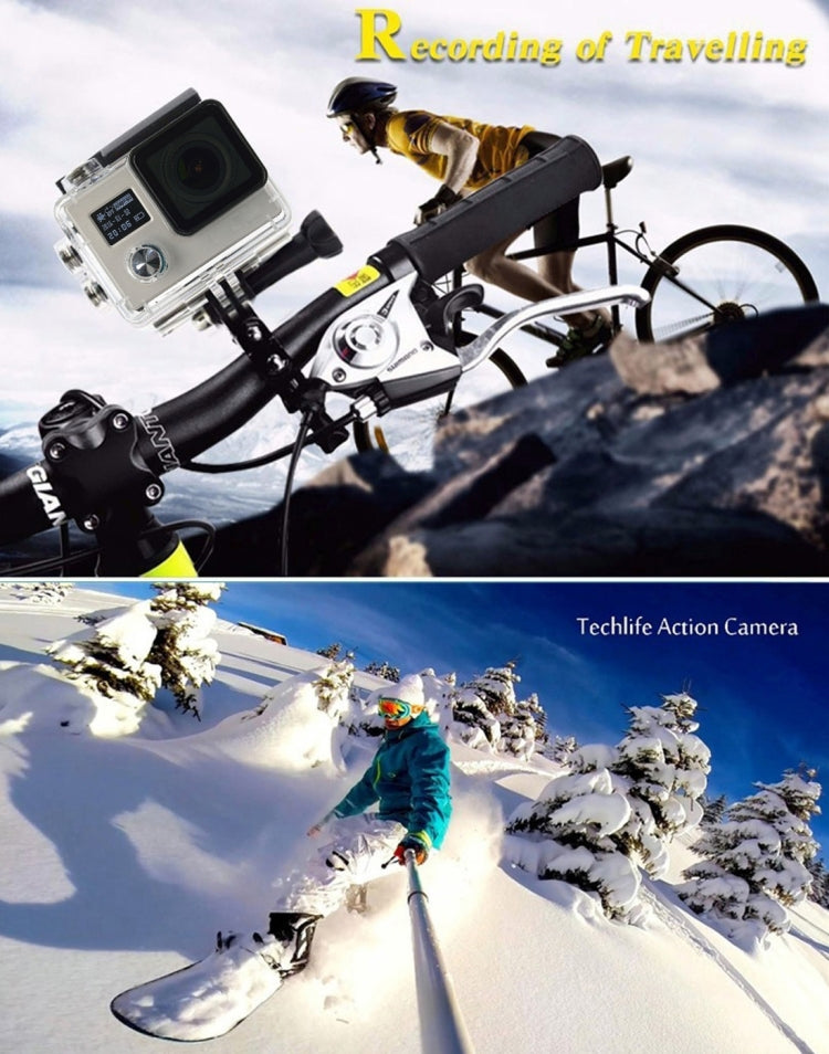 F88BR 4K Portable WiFi Waterproof StarVision Sport Camera with Remote Control, 0.66 inch LED & 2.0 inch LCD, 170 Degrees Wide Angle Lens, Support TF Card / HDMI