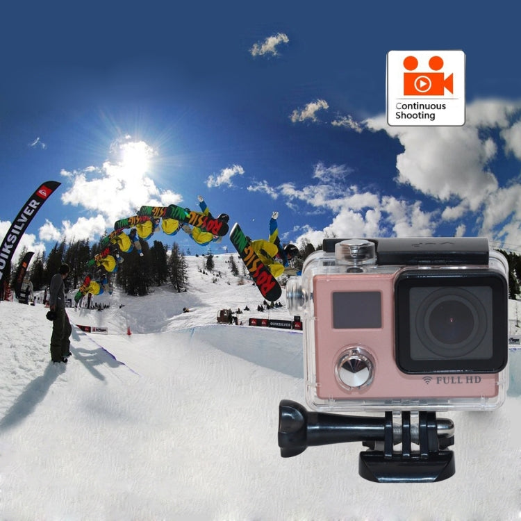 F88BR 4K Portable WiFi Waterproof StarVision Sport Camera with Remote Control, 0.66 inch LED & 2.0 inch LCD, 170 Degrees Wide Angle Lens, Support TF Card / HDMI