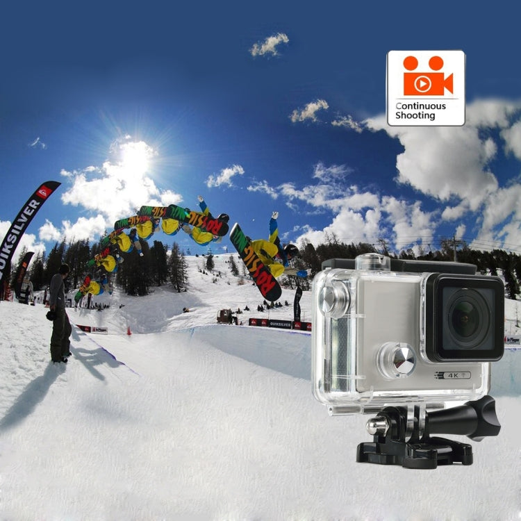 F80 4K Portable WiFi Waterproof StarVision Sport Camera, 2.0 inch Screen, Novatek 96660, 170 Degrees Wide Angle Lens, Support TF Card / HDMI
