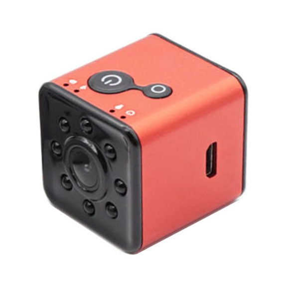 SQ13 Ultra-Mini DV Pocket WiFi 1080P 30fps Digital Video Recorder Camera Camcorder with 30m Waterproof Case, Support IR Night Vision(Red)