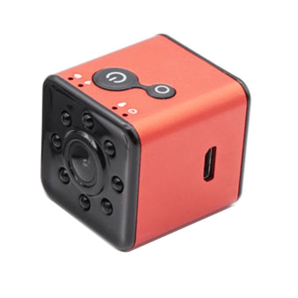 SQ13 Ultra-Mini DV Pocket WiFi 1080P 30fps Digital Video Recorder Camera Camcorder with 30m Waterproof Case, Support IR Night Vision(Red)