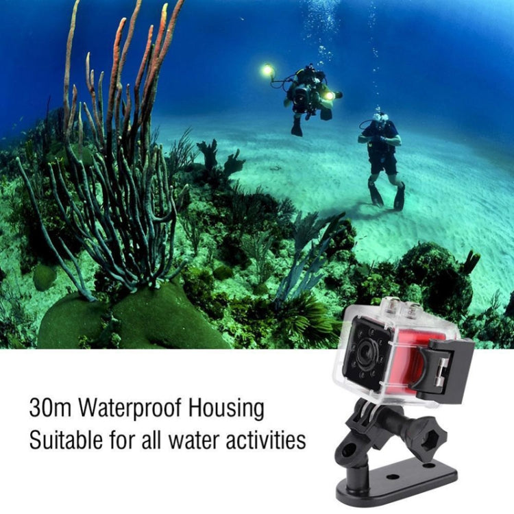 SQ13 Ultra-Mini DV Pocket WiFi 1080P 30fps Digital Video Recorder Camera Camcorder with 30m Waterproof Case, Support IR Night Vision(Red)