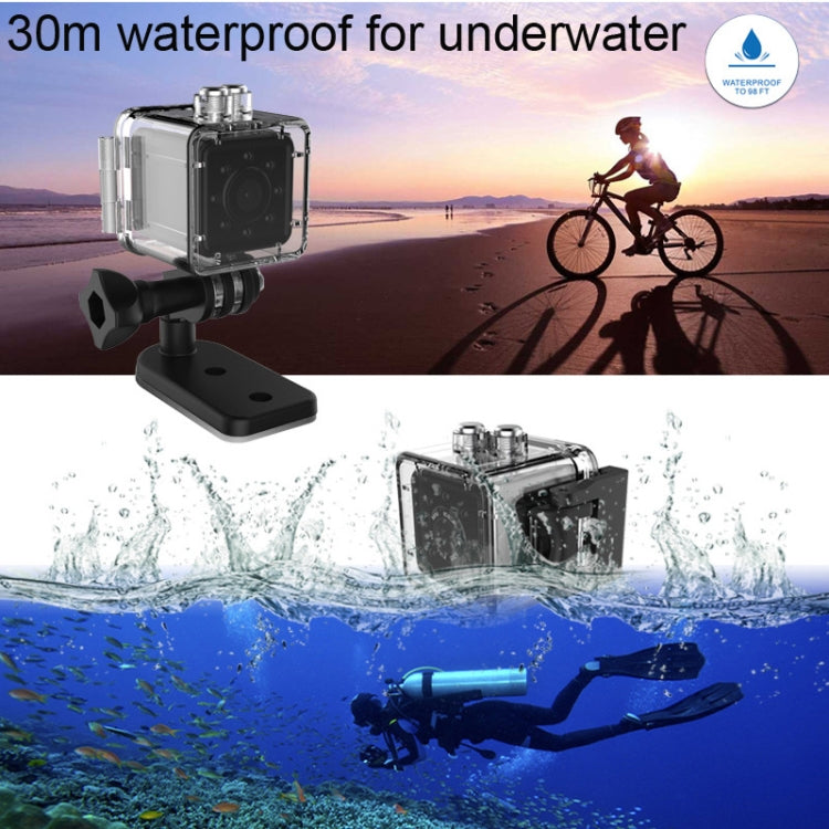 SQ13 Ultra-Mini DV Pocket WiFi 1080P 30fps Digital Video Recorder Camera Camcorder with 30m Waterproof Case, Support IR Night Vision(Red)