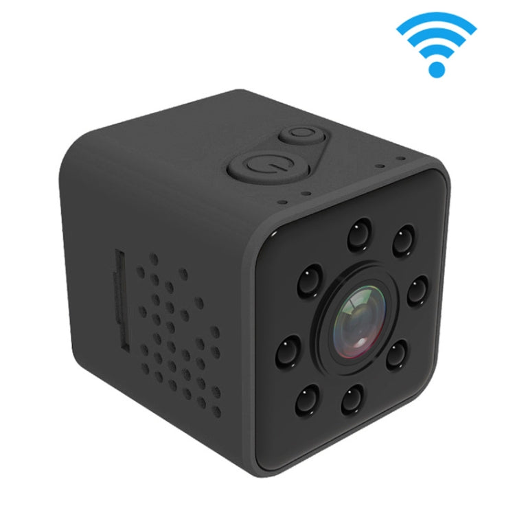 SQ23 Ultra-Mini DV Pocket WiFi 1080P 30fps Digital Video Recorder 2.0MP Camera Camcorder with 30m Waterproof Case, Support IR Night Vision(Black)