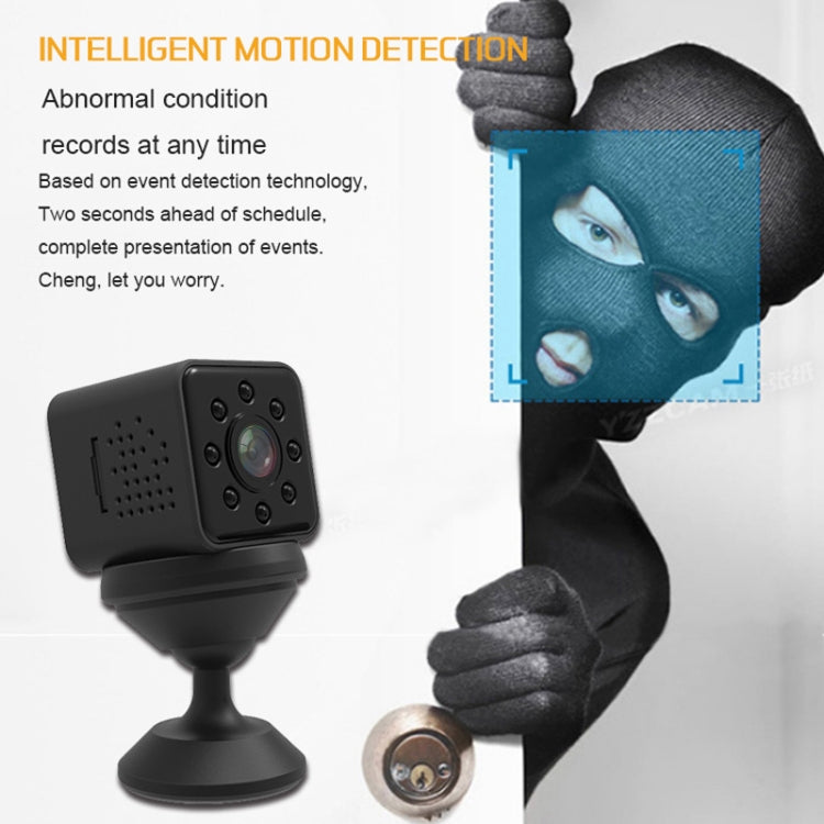 SQ23 Ultra-Mini DV Pocket WiFi 1080P 30fps Digital Video Recorder 2.0MP Camera Camcorder with 30m Waterproof Case, Support IR Night Vision(Black)