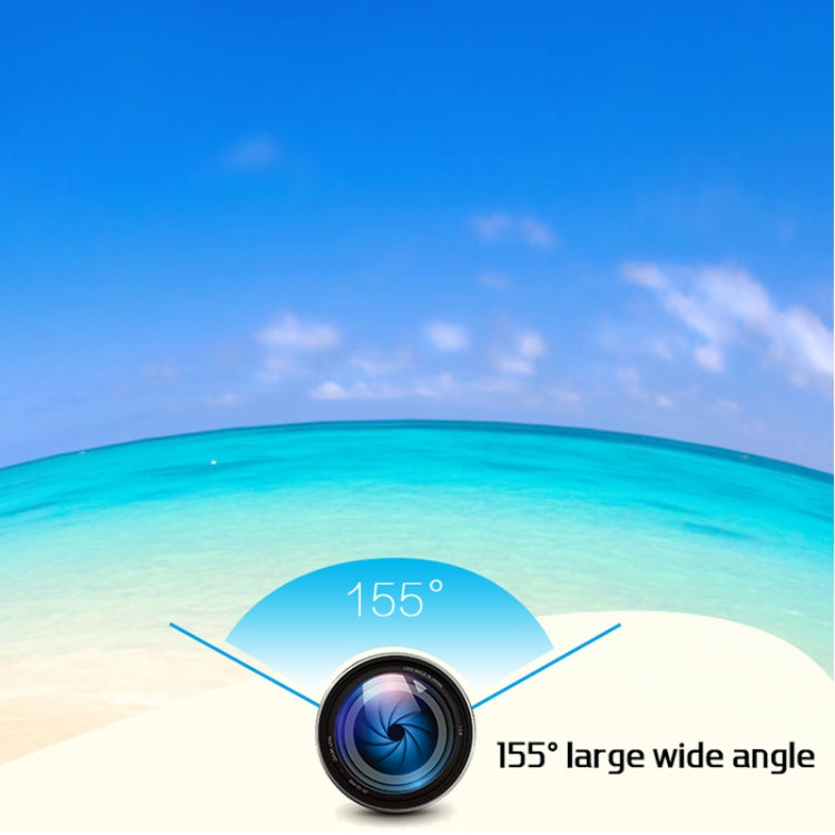 SQ23 Ultra-Mini DV Pocket WiFi 1080P 30fps Digital Video Recorder 2.0MP Camera Camcorder with 30m Waterproof Case, Support IR Night Vision(Black)