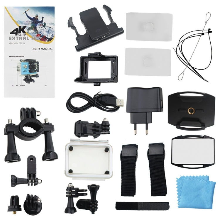 HAMTOD H6A HD 1080P WiFi Sport Camera with Remote Control & Waterproof Case, Generalplus 4247, 2.0 inch LCD Screen, 140 Degree Wide Angle Lens