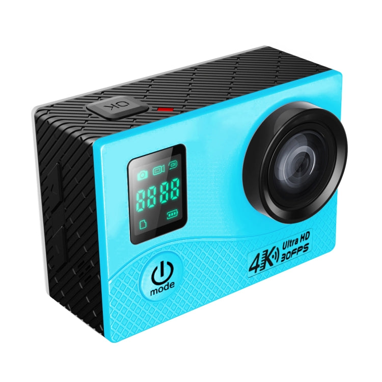 HAMTOD HK1BP UHD 4K WiFi Sport Camera with Waterproof Case, Allwinner V3, 0.66 inch + 2.0 inch LCD Screen, 170 Degree Wide Angle Fisheye Lens