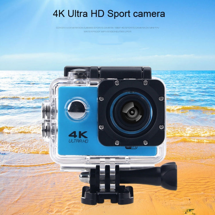 HAMTOD H9A Pro HD 4K WiFi Sport Camera with Remote Control & Waterproof Case, Generalplus 4247, 2.0 inch LCD Screen, 170 Degree A Wide Angle Lens