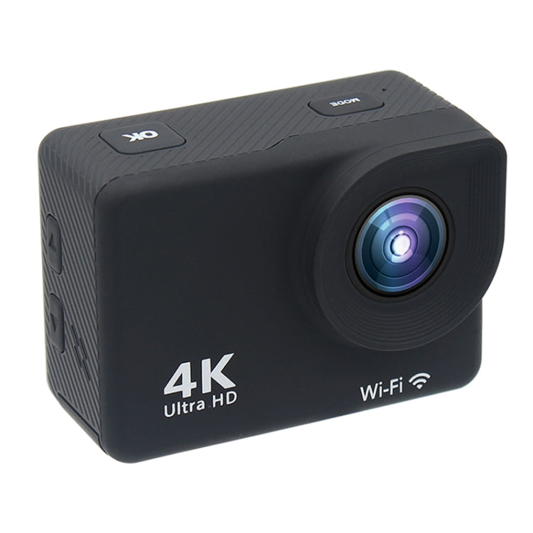 HAMTOD H2A HD 4K WiFi Sport Camera with Waterproof Case, Generalplus 5168, 2.0 inch Touch LCD Screen, 170 Degree Wide Angle Lens(Black)