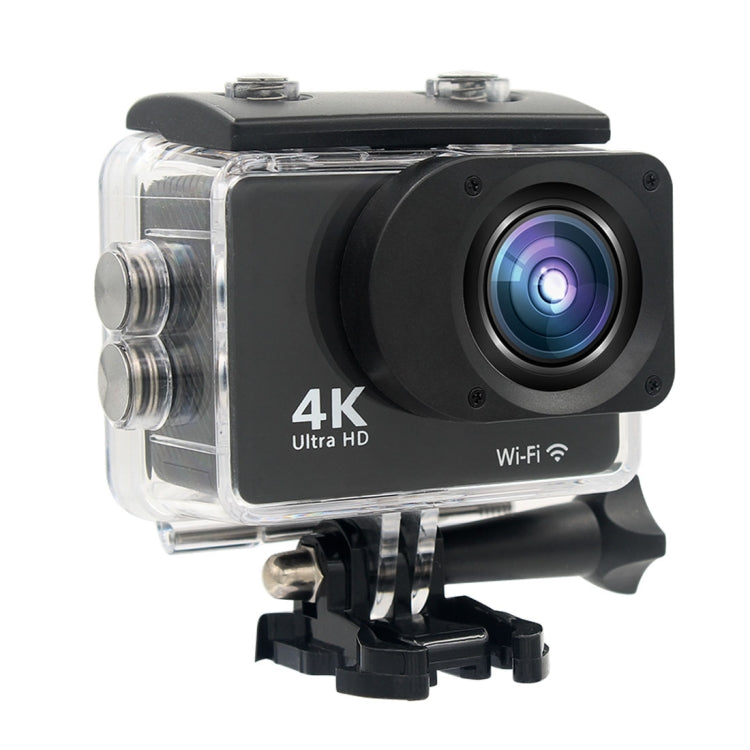 HAMTOD H2A HD 4K WiFi Sport Camera with Waterproof Case, Generalplus 5168, 2.0 inch Touch LCD Screen, 170 Degree Wide Angle Lens(Black)