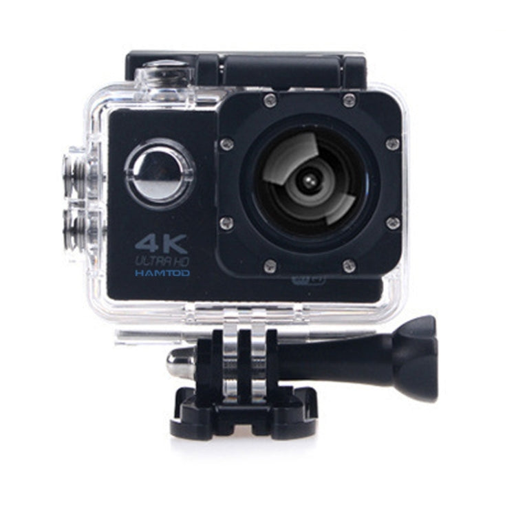 HAMTOD H9A HD 4K WiFi Sport Camera with Waterproof Case, Generalplus 4247, 2.0 inch LCD Screen, 120 Degree Wide Angle Lens