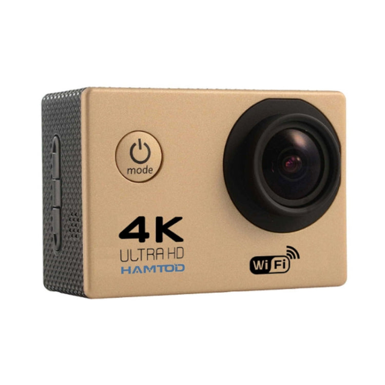 HAMTOD H9A HD 4K WiFi Sport Camera with Waterproof Case, Generalplus 4247, 2.0 inch LCD Screen, 120 Degree Wide Angle Lens