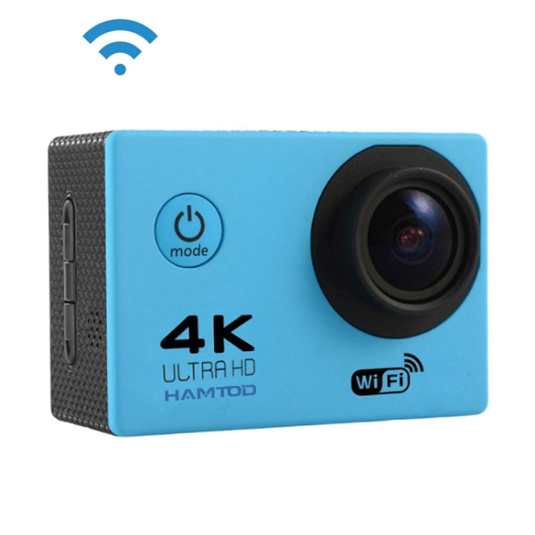 HAMTOD H9A HD 4K WiFi Sport Camera with Waterproof Case, Generalplus 4247, 2.0 inch LCD Screen, 120 Degree Wide Angle Lens