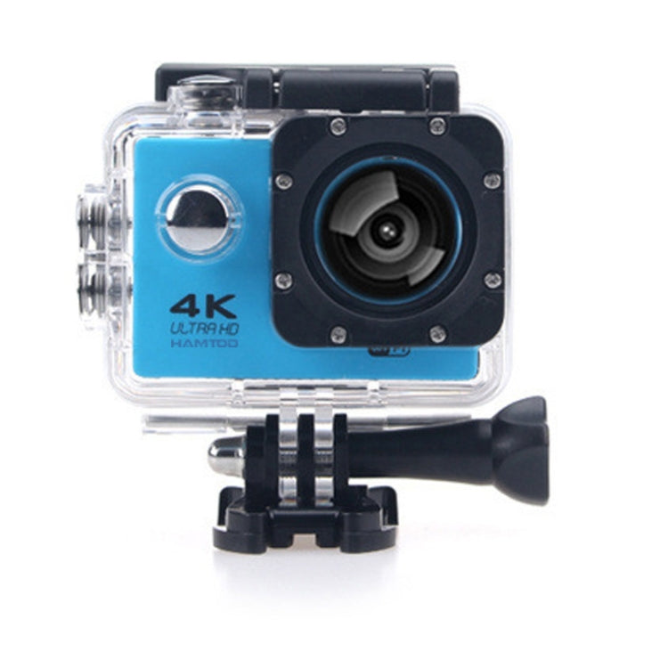 HAMTOD H9A HD 4K WiFi Sport Camera with Waterproof Case, Generalplus 4247, 2.0 inch LCD Screen, 120 Degree Wide Angle Lens