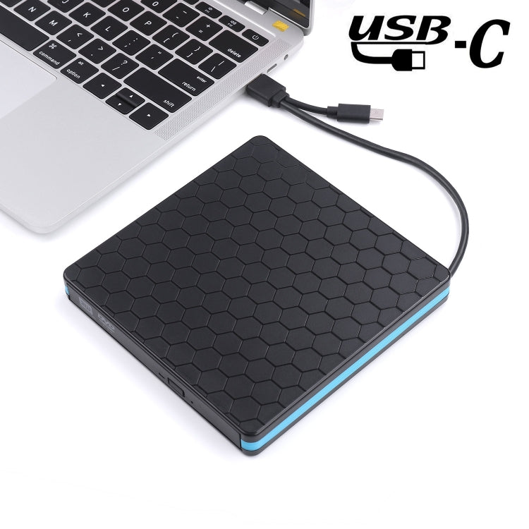 External CD DVD Drive USB 3.0 Type-C, Slim CD DVD +/-RW Drive CD DVD ROM Recorder