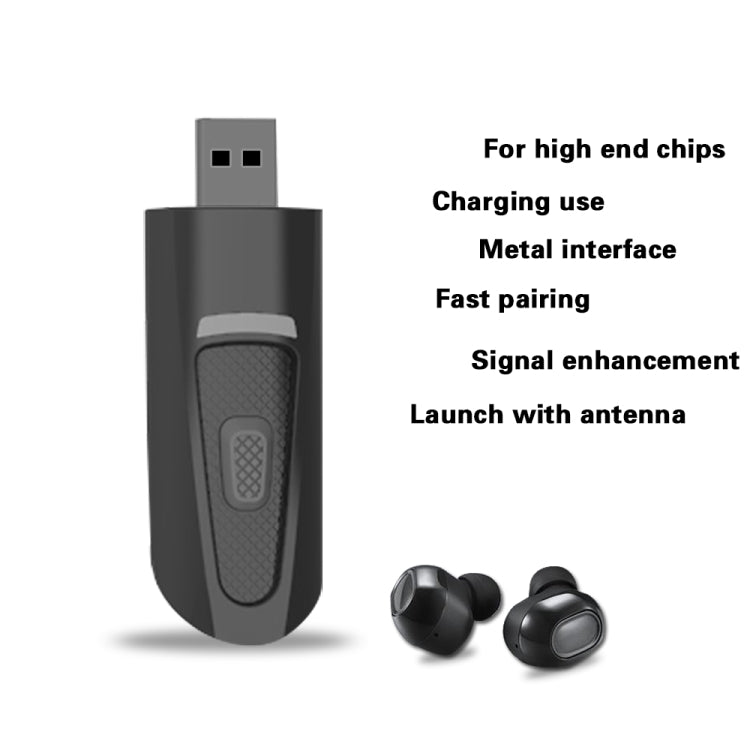B25 CSR Bluetooth 5.0 with Antenna One to Two Transmitter USB Powered Wireless Transmitter