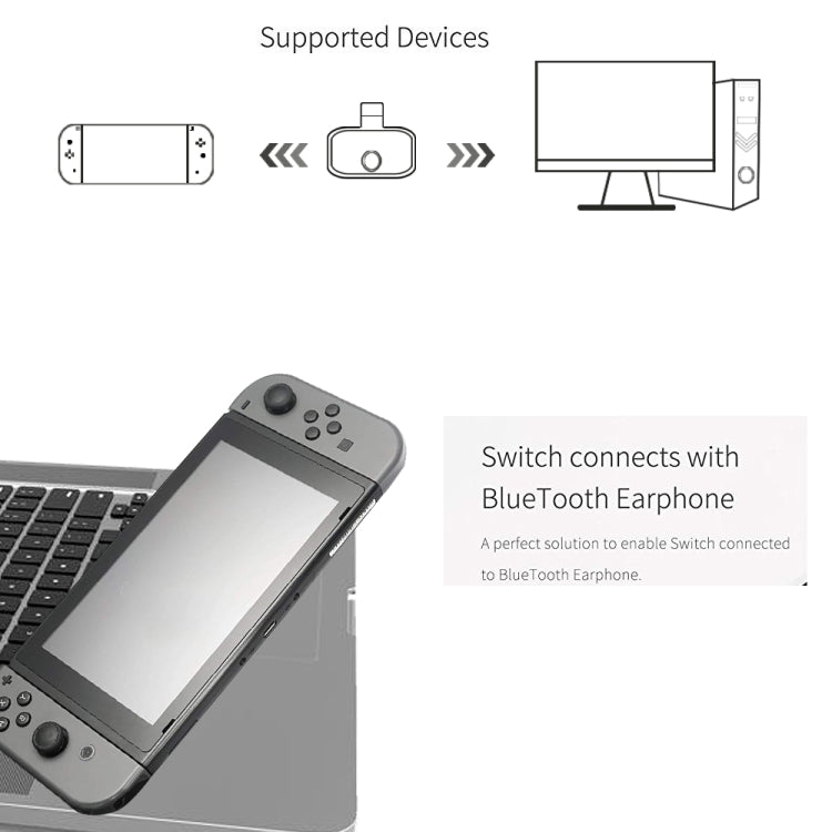B26 CSR Bluetooth 5.0 One Drag Two Bluetooth Transmitter Type-c Wireless Audio Music Transmitter