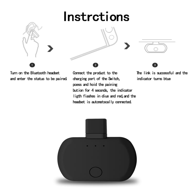 B26 CSR Bluetooth 5.0 One Drag Two Bluetooth Transmitter Type-c Wireless Audio Music Transmitter