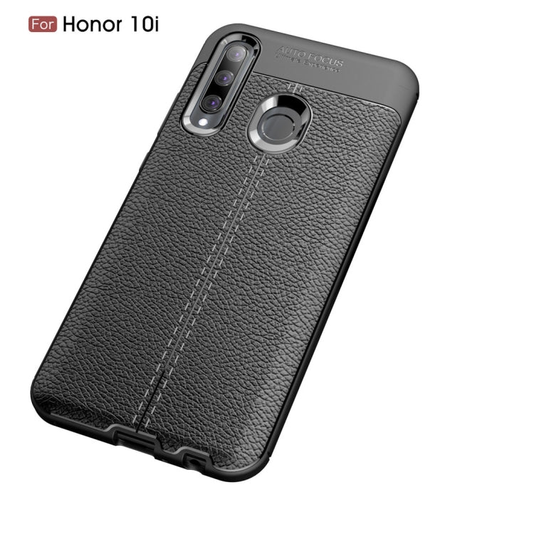 Litchi Texture TPU Shockproof Case for Huawei Honor 10i