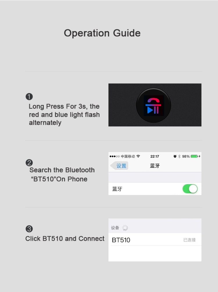 Bluetooth 5.0 Audio Receiver 3.5mm AUX Car Speaker Headphones Universal One to Two Talk