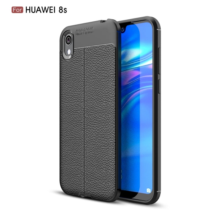 Litchi Texture TPU Shockproof Case for Huawei Honor 8S