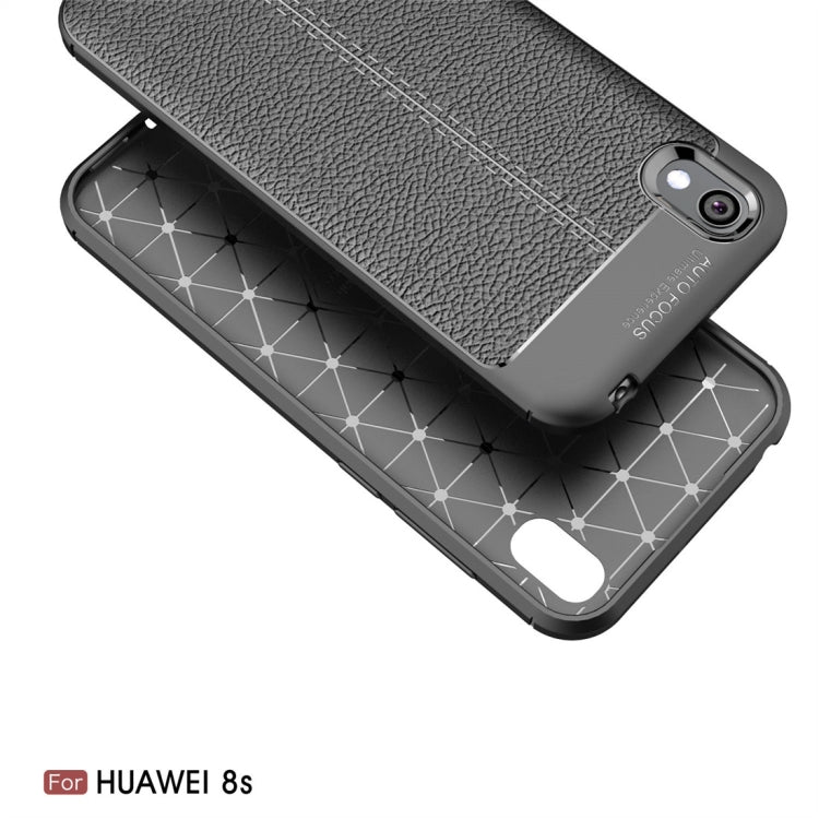 Litchi Texture TPU Shockproof Case for Huawei Honor 8S