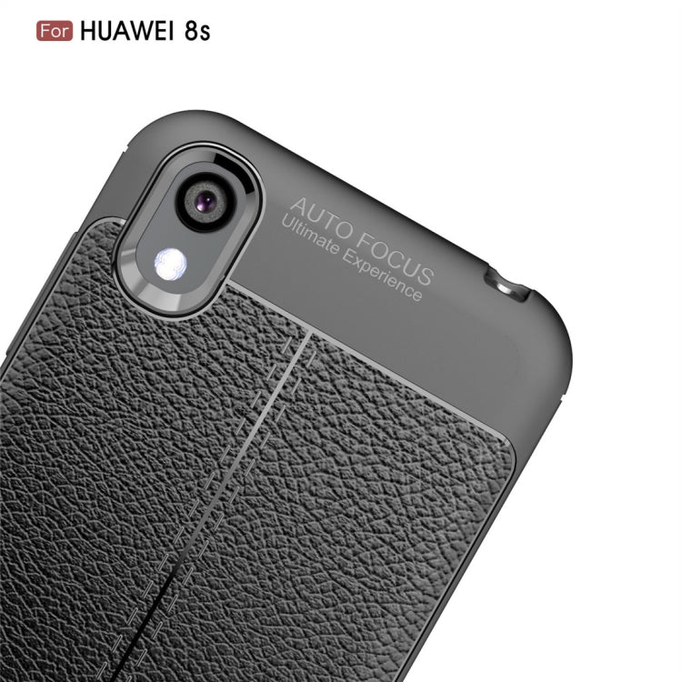 Litchi Texture TPU Shockproof Case for Huawei Honor 8S