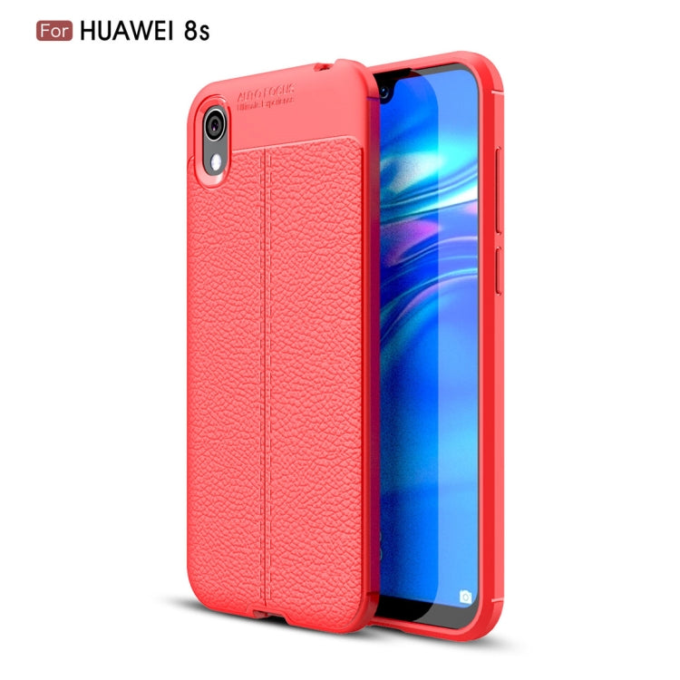 Litchi Texture TPU Shockproof Case for Huawei Honor 8S