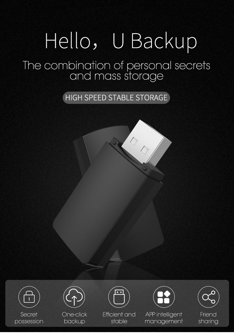 Apple backup efficiently transmits massive storage MicroSD/TF portable U disk