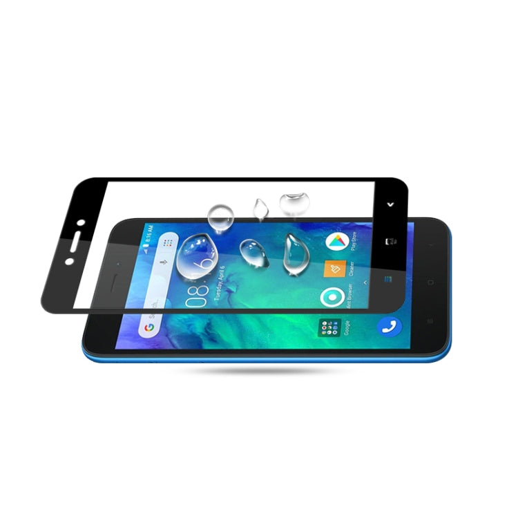mocolo Full Glue 0.33mm 9H 2.5D Tempered Glass Film for Xiaomi Redmi Go (Black)