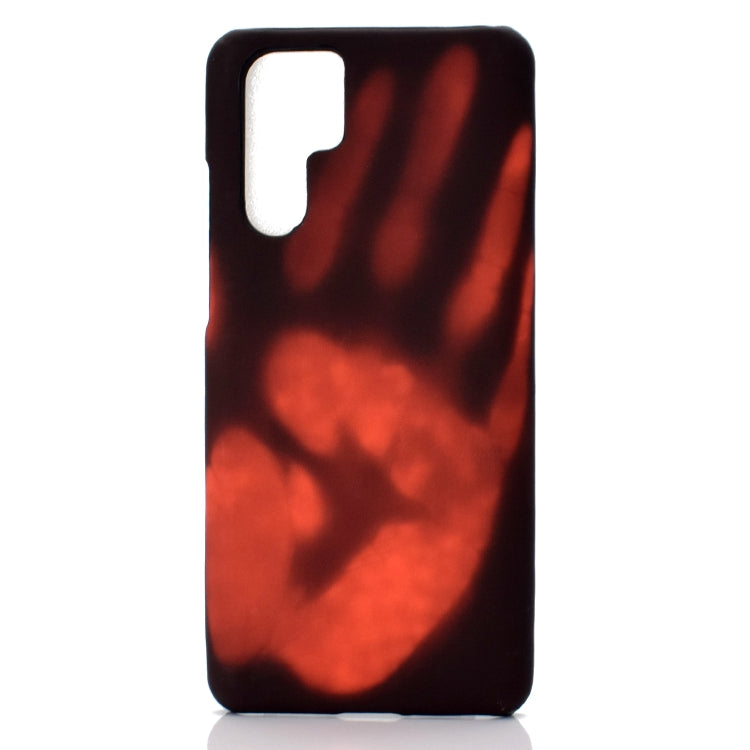 Paste Skin + PC Thermal Sensor Discoloration Protective Back Cover Case for Huawei P30 Pro