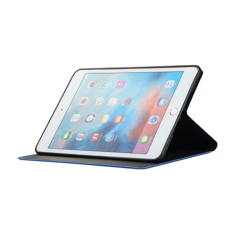 Fabric Texture Horizontal Flip Leather Case for iPad mini 4 / mini 2019, with Holder & Sleep / Wake-up Function