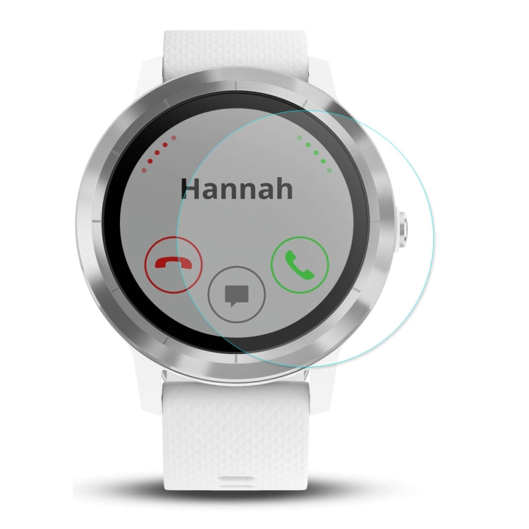 ENKAY Hat-Prince 0.2mm 9H 2.15D Curved Edge Tempered Glass Film for Garmin Vivoactive 3 trainer