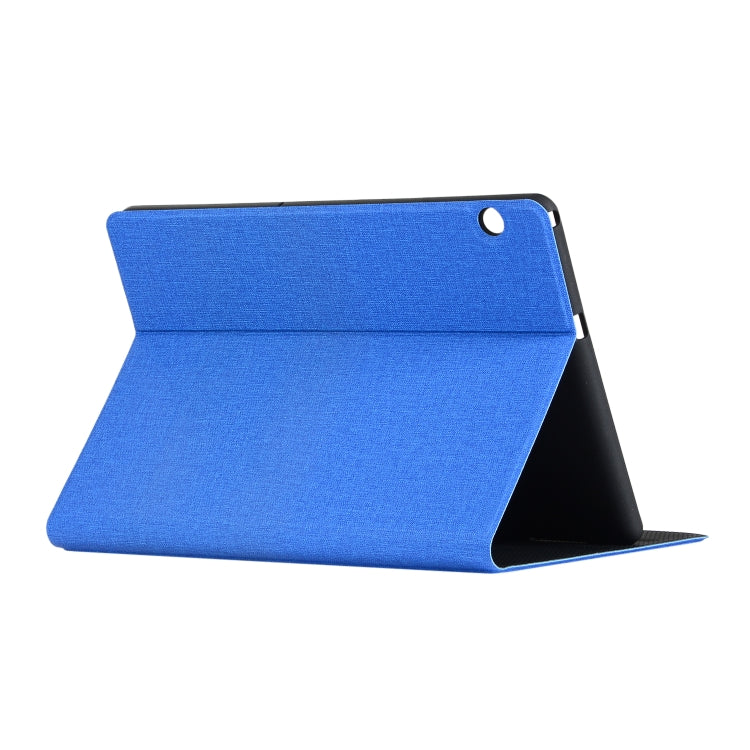 For Huawei T5 10.1 inch Cloth Horizontal Left And Right Open Bracket Solid Color Protective Shell TPU Bottom Shell