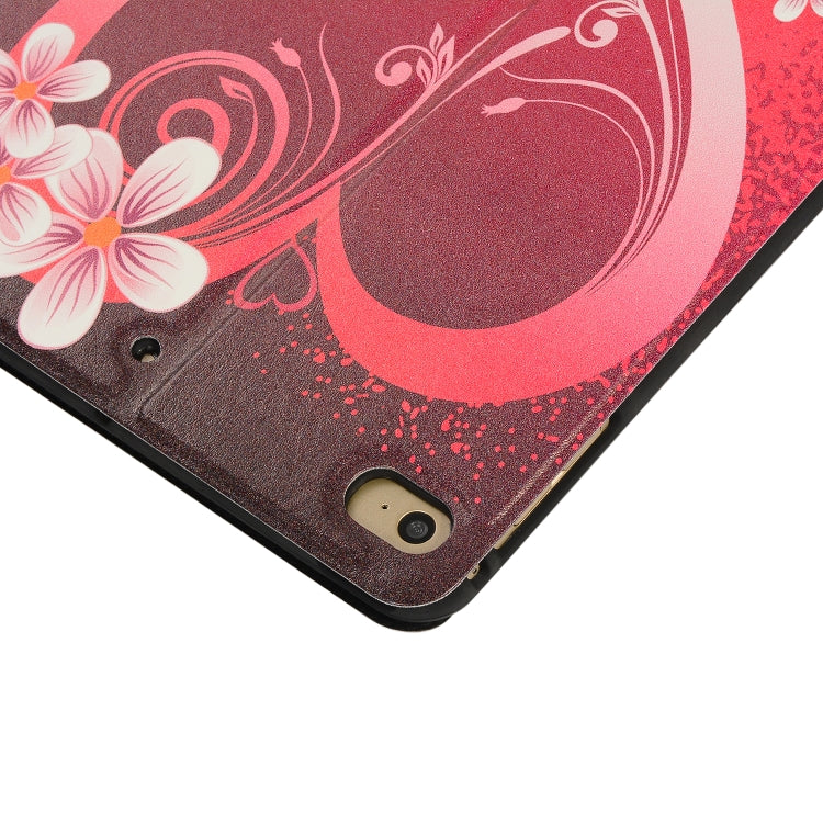 Painted Pattern Horizontal Flip Leather Case for iPad mini 4 / mini 2019, with Holder & Sleep / Wake-up Function(butterfly)