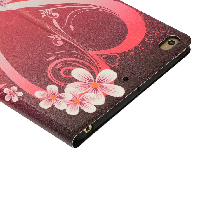 Painted Pattern Horizontal Flip Leather Case for iPad mini 4 / mini 2019, with Holder & Sleep / Wake-up Function(butterfly)