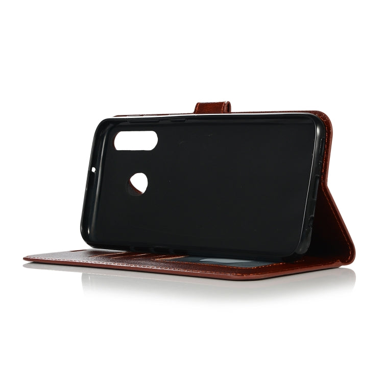 Crazy Horse Texture Horizontal Flip Leather Case with Holder & Card Slots & Wallet & Photo Frame for Galaxy  M30