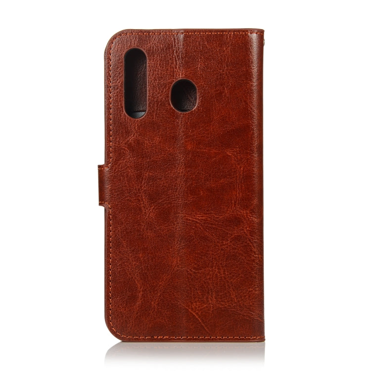 Crazy Horse Texture Horizontal Flip Leather Case with Holder & Card Slots & Wallet & Photo Frame for Galaxy  M30