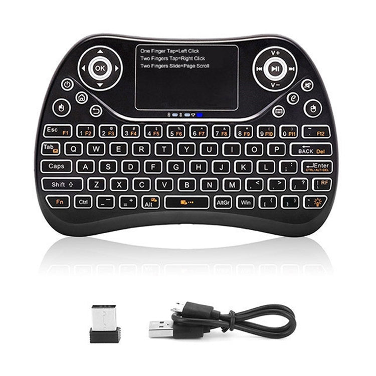S913 Mini Wireless Keyboard with Touchpad Rechargeable Fly Mouse 2.4GHz Smart Game three-color Backlit Keyboard