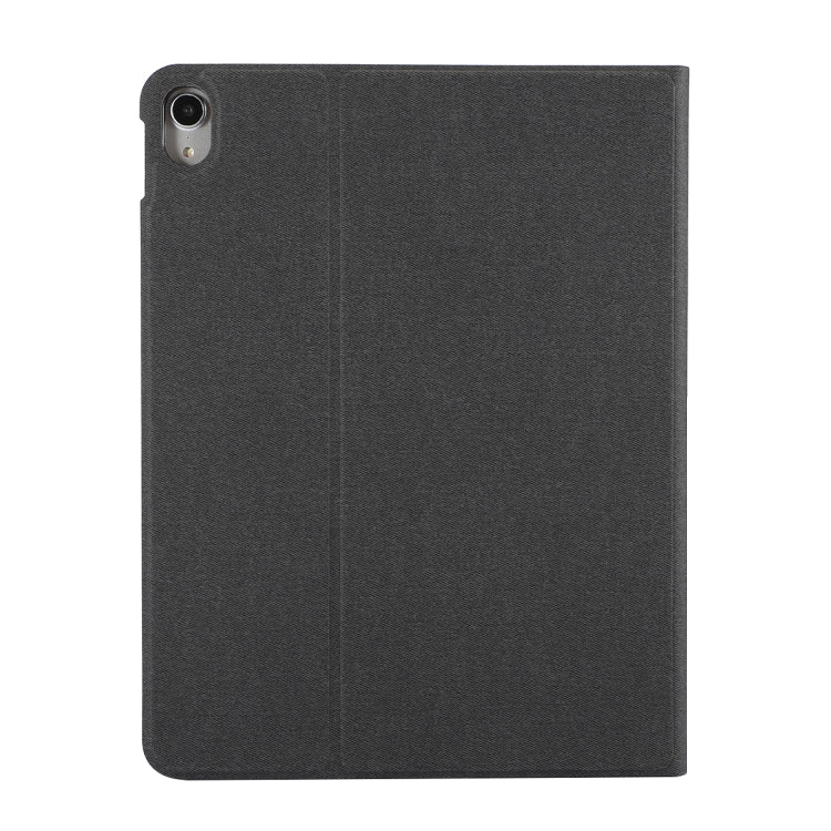 Fine Cloth Pattern Flat Leather Case for iPad Pro 11 inch 2018, with Business Pen Slot