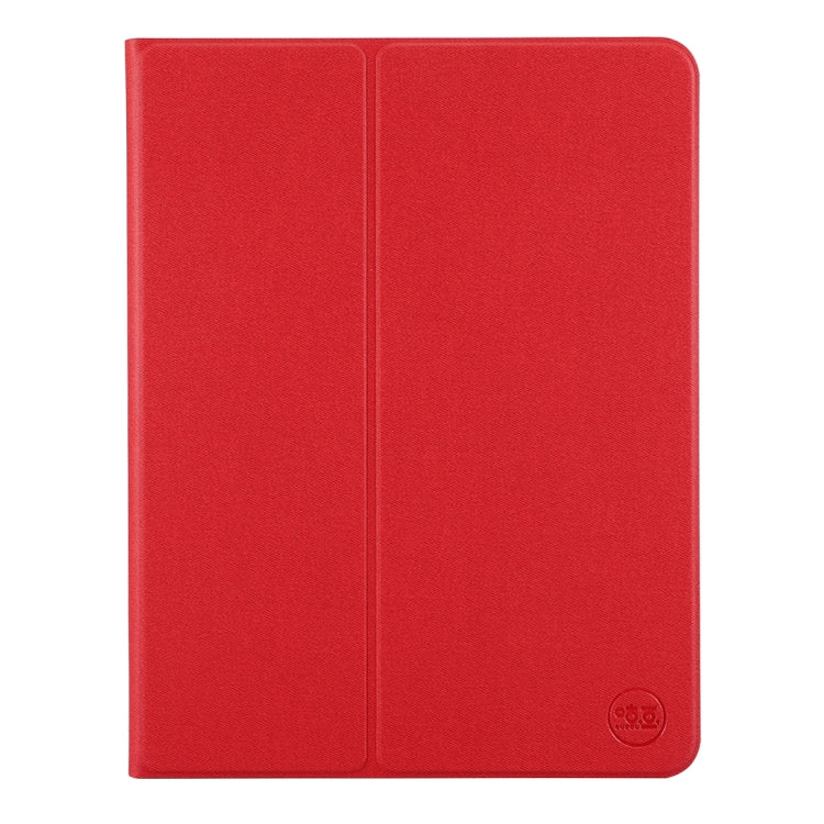 Fine Cloth Pattern Flat Leather Case for iPad Pro 11 inch 2018, with Business Pen Slot