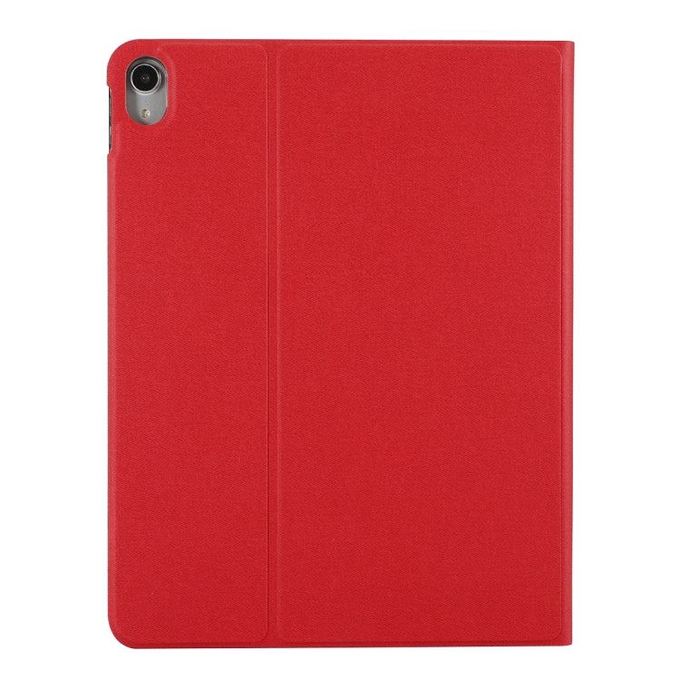 Fine Cloth Pattern Flat Leather Case for iPad Pro 11 inch 2018, with Business Pen Slot